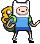 Finn and Jake climbing